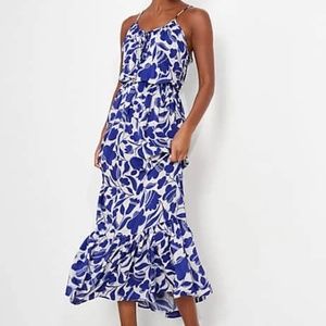 Kate Spade Maxi Cover Up Dress Zigzag Floral NWT